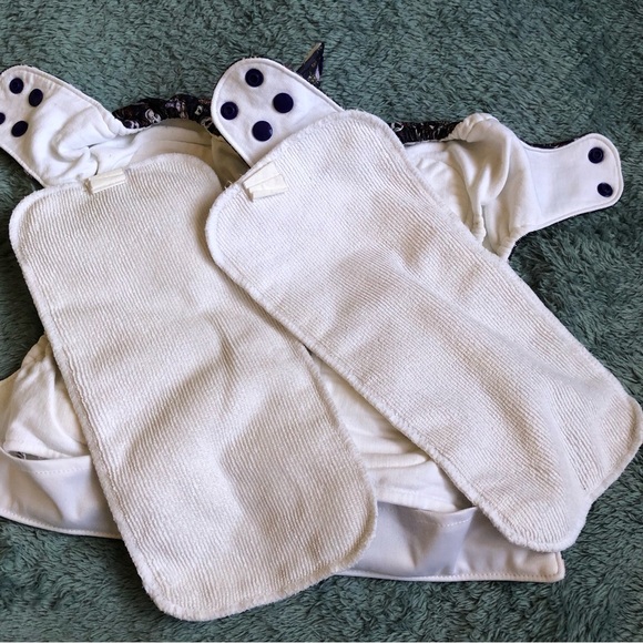 Newborn pocket cloth diaper set - Picture 5 of 6
